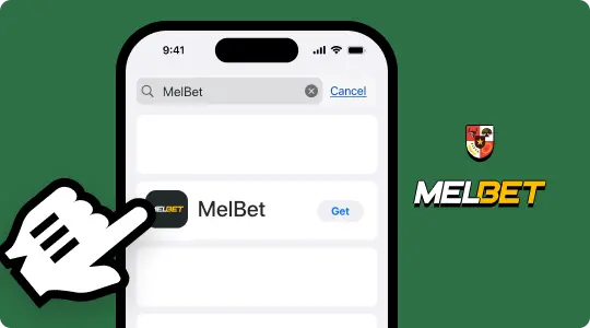 Search for the MelBet app download